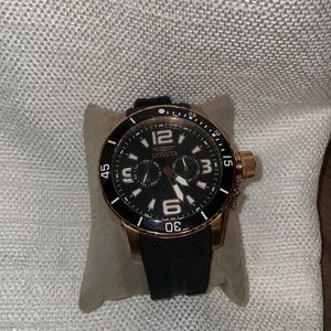 Mens Invicta Russian Diver Rose Gold Rubber 1793
